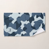 Monogramme bleu Grosse vache (Serviette à main)