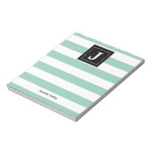 Monogramme Bloc-notes vert, noir (Tourné)