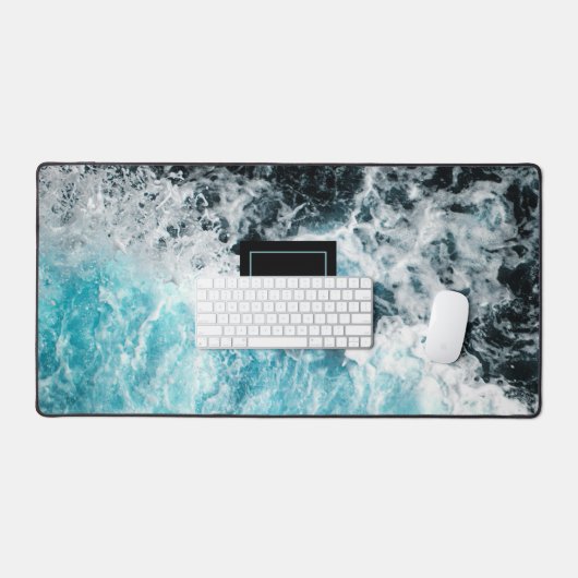 Monogramme Blue Black Ocean Waves (Clavier et souris)
