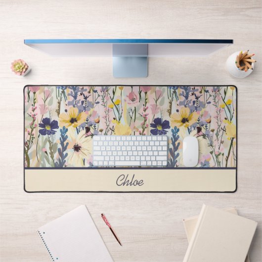 Monogramme Botanique Fleur Sauvage (Bureau 1)