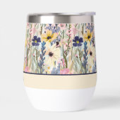 Monogramme Botanique Fleur Sauvage (Gauche)