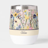 Monogramme Botanique Fleur Sauvage (Arrière)