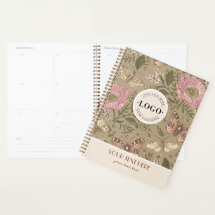 Monogramme botanique Fleur sauvage moderne et tend