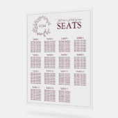 Monogramme Bourgogne Mariage Siège (Angle)