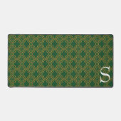 Monogramme Brocade vert et or (Recto)