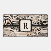 Monogramme Brown de Motif noir moderne (Recto)