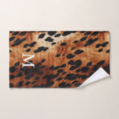 Monogramme Brown de vache (Serviette à main)