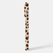 Monogramme Brown Leopard Motif Moderne Chic (Côté gauche)