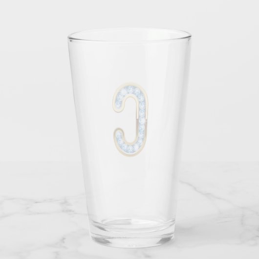 Monogramme C - Verre de 16 oz (Dos)