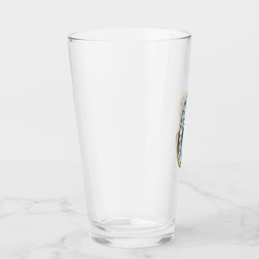 Monogramme C - Verre de 16 oz (Droite)