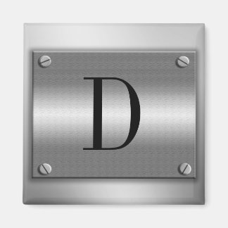 Monogramme Cadre métallique avec vis aimant