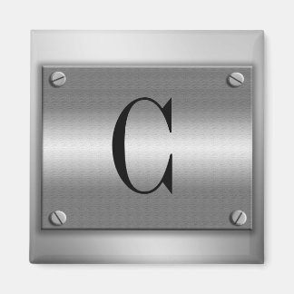 Monogramme Cadre métallique avec vis aimant