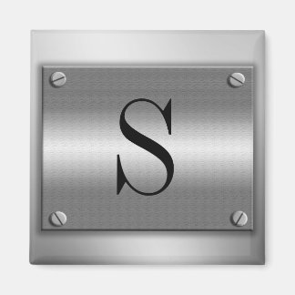 Monogramme Cadre métallique avec vis aimant