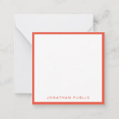 Monogramme calciné modèle rouge orange blanc (Dos)