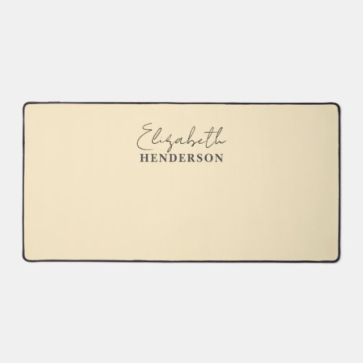 Monogramme Calligraphie Girl Jaune (Recto)