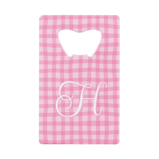 Monogramme Calligraphique Bouclé Féminin Gingham O (Devant)