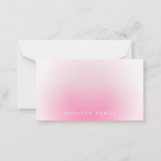 Monogramme calmé Élégant Modèle personnalisé (Dos)