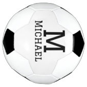 Monogramme capital masculin ajouter nom simple cla (Tourné)
