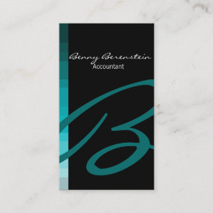 Monogramme Carte de visite comptable