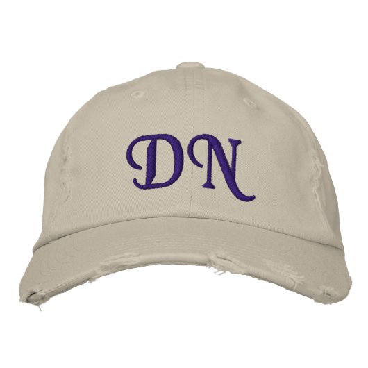 MONOGRAMME CASQUETTES (Devant)