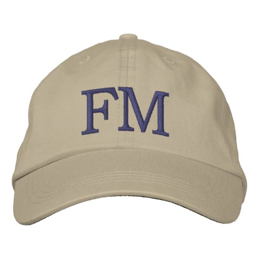 MONOGRAMME CASQUETTES (Devant)