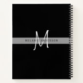 Monogramme CAT Paws Pour Les Carnets De Journal De (Dos)