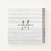 Monogramme CAT Paws Pour Les Carnets De Journal De (Dos)