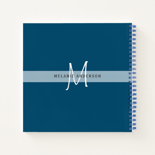 Monogramme CAT Paws Pour Les Carnets De Journal De (Dos)