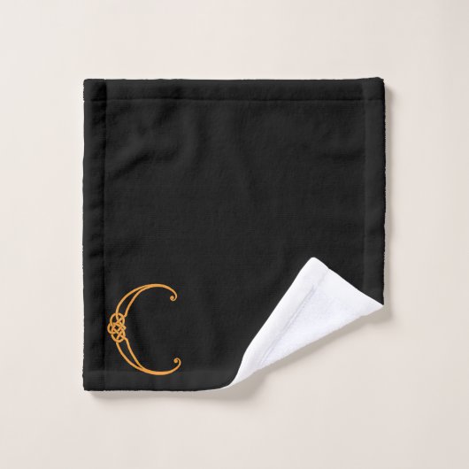 Monogramme celtique C (Gant de toilette)