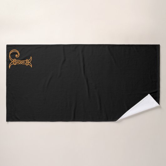 Monogramme Celtique J (Serviette de bain)