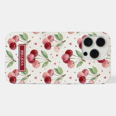 Monogramme Cerises Aquarelle (Verso Horizontal)