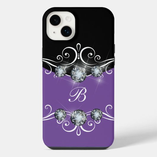 Monogramme Chic avec Bling Pailleté (Verso)