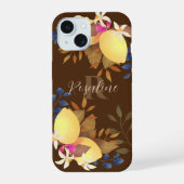 Monogramme chic citron Brown (Verso)