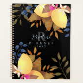 Monogramme chic citron noir (Devant)