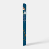 Monogramme chic citron turquoise (Côté gauche)