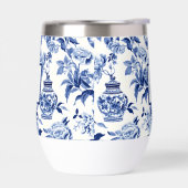 Monogramme Chinoiserie Bleue  (Gauche)