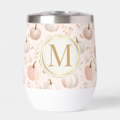 Monogramme Citrouille Pastel - Initiale personnali (Avant)