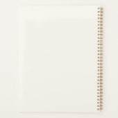 Monogramme Classic Élégant Minimal Ivory Blanc Nom (Dos)