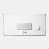 Monogramme classique de script blanc (Clavier et souris)