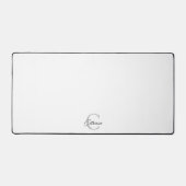 Monogramme classique de script blanc (Recto)
