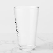 Monogramme classique Initia lR avec verre de nom d (Gauche)