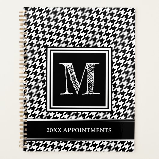 Monogramme classique noir et blanc (Devant)