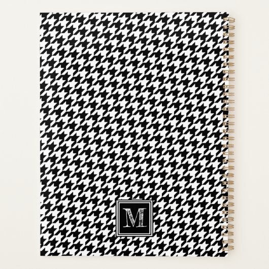 Monogramme classique noir et blanc (Dos)