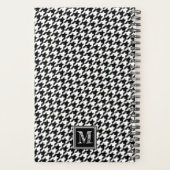 Monogramme classique noir et blanc de pied de chem (Dos)