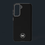 Monogramme classique noir minimal<br><div class="desc">Conception monogramme classique moderne avec médaillon monogramme noir et blanc.</div>
