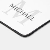 Monogramme classique personnalisé et nom (Coin)