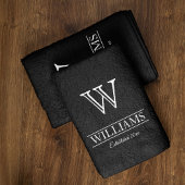 Monogramme classique personnalisé Nom de famille