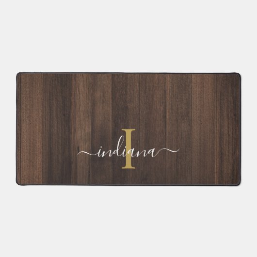 Monogramme classique rustique Nom du script Person (Recto)