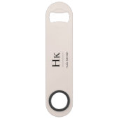 Monogramme Classique Simple Moderne Rose (Devant)