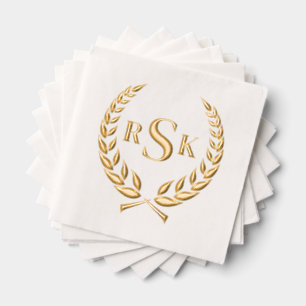 Monogramme classique traditionnel de couronne Mari